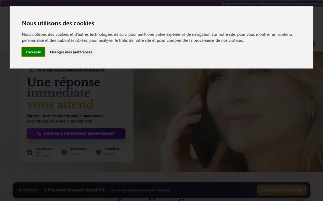 Page d’accueil de Kanditel